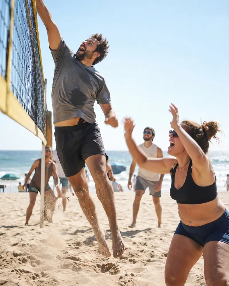A team celebrating during a team-sport match.